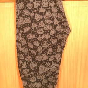 NWT OS LLR B&G with Birds Leggings